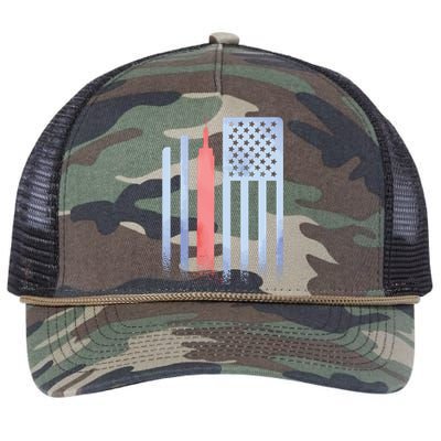 Empire State Flag Retro Rope Trucker Hat Cap