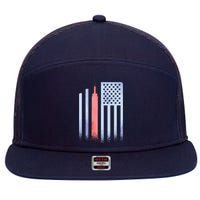 Empire State Flag 7 Panel Mesh Trucker Snapback Hat