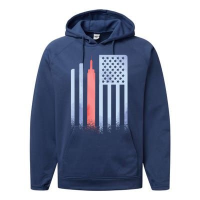 Empire State Flag Performance Fleece Hoodie