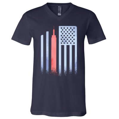 Empire State Flag V-Neck T-Shirt