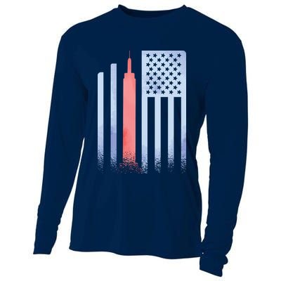 Empire State Flag Cooling Performance Long Sleeve Crew