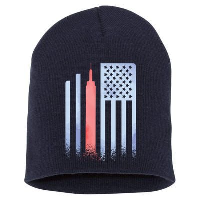 Empire State Flag Short Acrylic Beanie