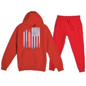 Empire State Flag Premium Hooded Sweatsuit Set