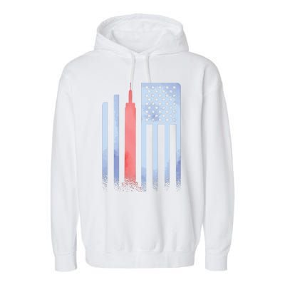 Empire State Flag Garment-Dyed Fleece Hoodie