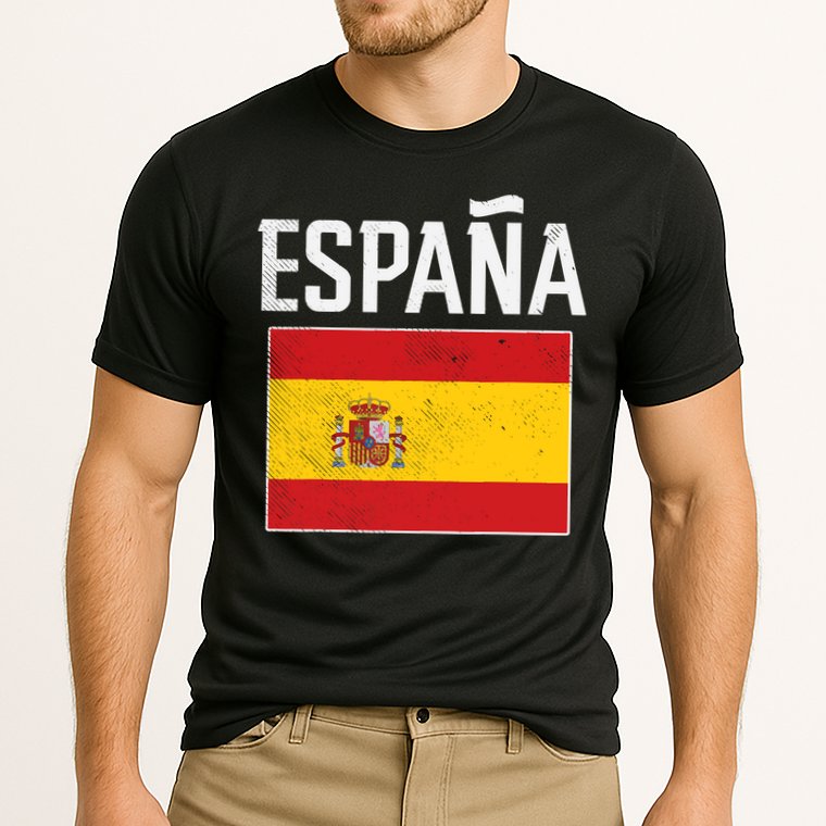Espana Spain Flag Spanish Soccer Cooling Performance Crew T-Shirt