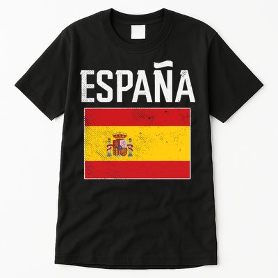 Espana Spain Flag Spanish Soccer Tall T-Shirt
