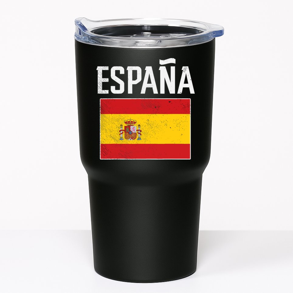 Espana Spain Flag Spanish Soccer Tumbler