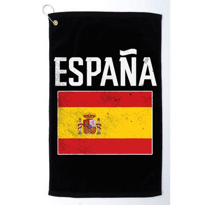 Espana Spain Flag Spanish Soccer Golf Towel