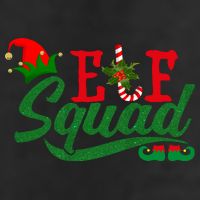 Elf Squad Festive Cute Christmas 7 Panel Mesh Trucker Snapback Hat