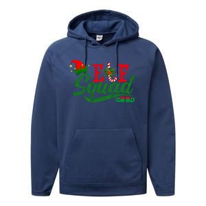 Elf Squad Festive Cute Christmas Performance Fleece Hoodie