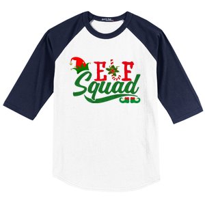 Elf Squad Festive Cute Christmas Baseball Sleeve Shirt