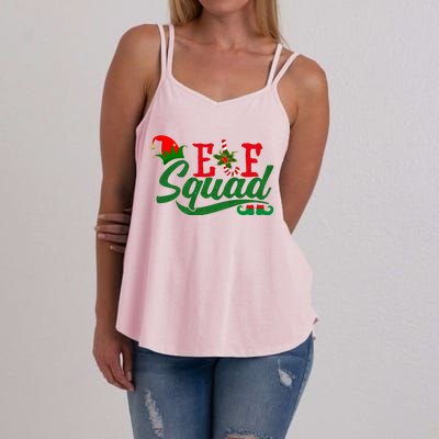 Elf Squad Festive Cute Christmas Women's Strappy Tank