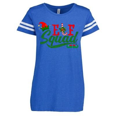 Elf Squad Festive Cute Christmas Enza Ladies Jersey Football T-Shirt