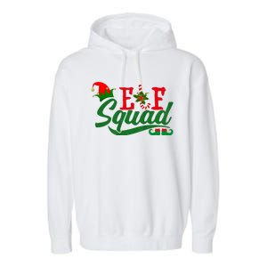 Elf Squad Festive Cute Christmas Garment-Dyed Fleece Hoodie