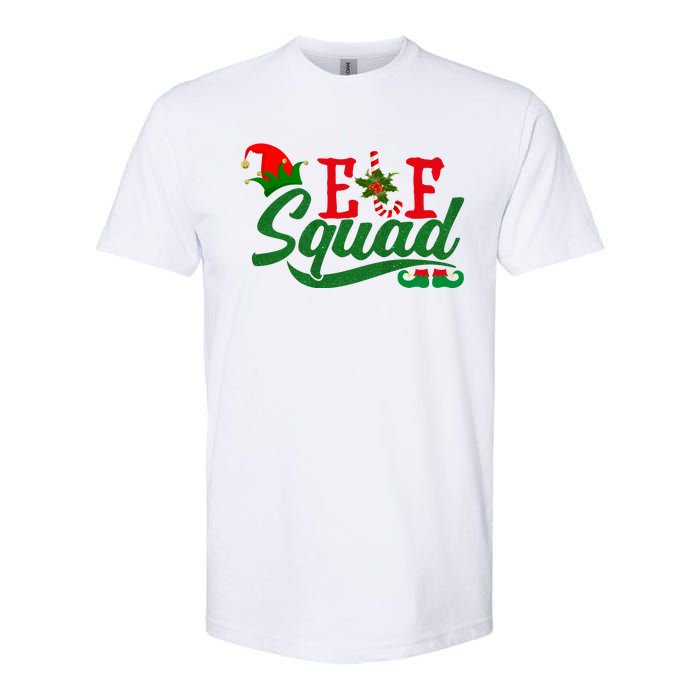 Elf Squad Festive Cute Christmas Softstyle CVC T-Shirt