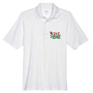 Elf Squad Festive Cute Christmas Men's Origin Performance Pique Polo