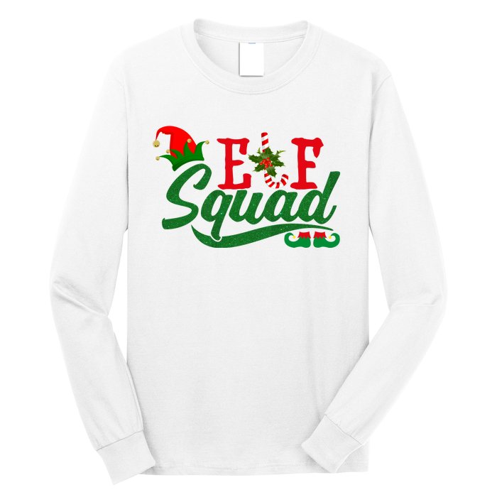 Elf Squad Festive Cute Christmas Long Sleeve Shirt