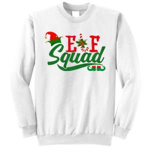 Elf Squad Festive Cute Christmas Sweatshirt