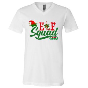 Elf Squad Festive Cute Christmas V-Neck T-Shirt