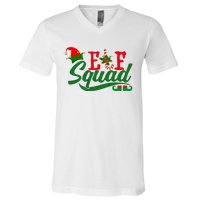 Elf Squad Festive Cute Christmas V-Neck T-Shirt