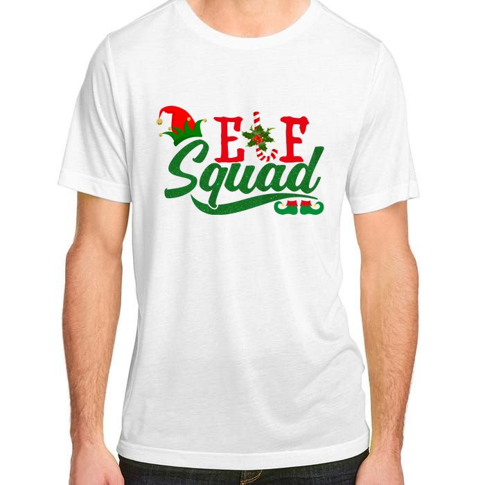 Elf Squad Festive Cute Christmas Adult ChromaSoft Performance T-Shirt