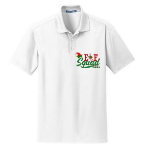 Elf Squad Festive Cute Christmas Dry Zone Grid Polo