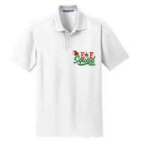 Elf Squad Festive Cute Christmas Dry Zone Grid Polo