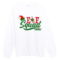 Elf Squad Festive Cute Christmas Premium Crewneck Sweatshirt