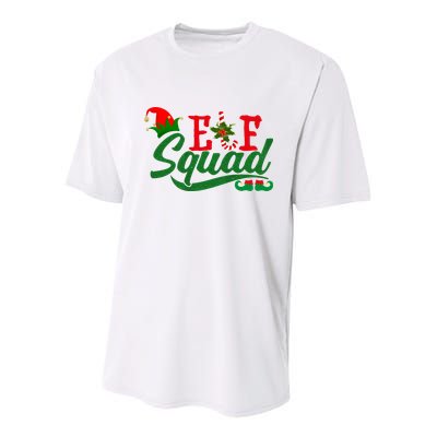 Elf Squad Festive Cute Christmas Youth Performance Sprint T-Shirt