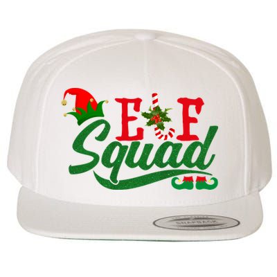 Elf Squad Festive Cute Christmas Wool Snapback Cap