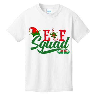 Elf Squad Festive Cute Christmas Kids T-Shirt