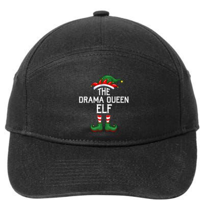 Elf Squad Family Matching The Drama Queen Elf Christmas Gift 7-Panel Snapback Hat