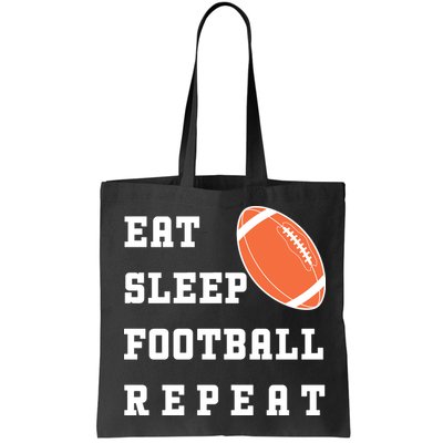Eat Sleep Football Repeat Bag