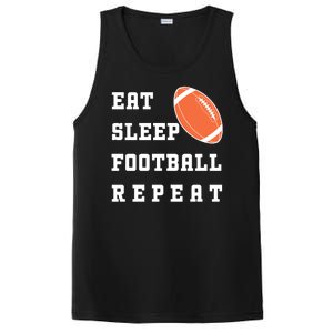 Eat Sleep Football Repeat PosiCharge Competitor Tank