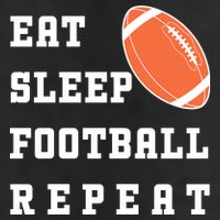 Eat Sleep Football Repeat Hat