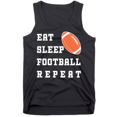 Eat Sleep Football Repeat Tank Top