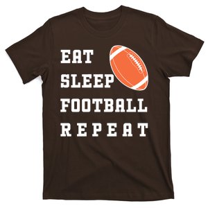 Eat Sleep Football Repeat T-Shirt