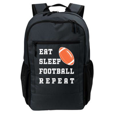 Eat Sleep Football Repeat Daily Commute Backpack