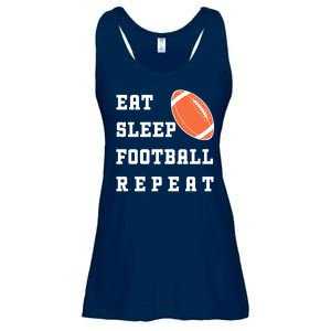 Eat Sleep Football Repeat Ladies Essential Flowy Tank