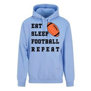 Eat Sleep Football Repeat Unisex Surf Hoodie