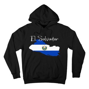 El Salvador Flag  El Salvador Map Salvador Hoodie