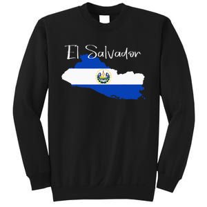 El Salvador Flag  El Salvador Map Salvador Sweatshirt