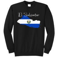 El Salvador Flag  El Salvador Map Salvador Sweatshirt