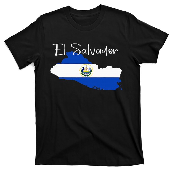 El Salvador Flag  El Salvador Map Salvador T-Shirt