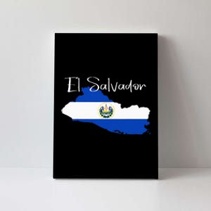 El Salvador Flag  El Salvador Map Salvador Canvas