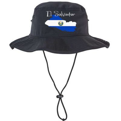 El Salvador Flag  El Salvador Map Salvador Legacy Cool Fit Booney Bucket Hat