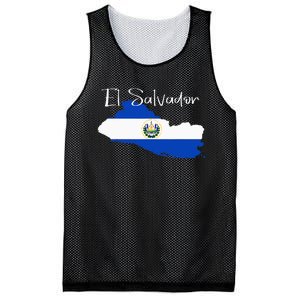 El Salvador Flag  El Salvador Map Salvador Mesh Reversible Basketball Jersey Tank