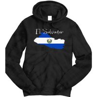 El Salvador Flag  El Salvador Map Salvador Tie Dye Hoodie