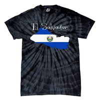 El Salvador Flag  El Salvador Map Salvador Tie-Dye T-Shirt