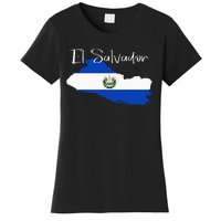 El Salvador Flag  El Salvador Map Salvador Women's T-Shirt